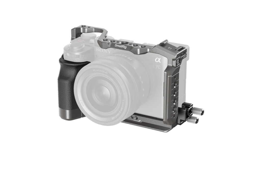 SmallRig HawkLock Quick Release Cage Kit with Silicone Handle for Sony Alpha 7C II / 7CR