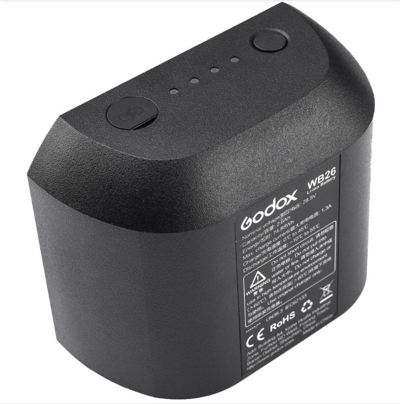 Godox WB26 Lithium-Ion Battery Pack for AD600Pro Flash