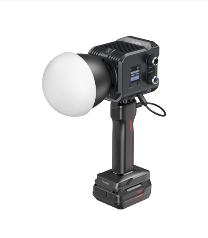 SmallRig RC 100C COB LED Video Light Kit (Ink Blue / With Battery Grip Handle)