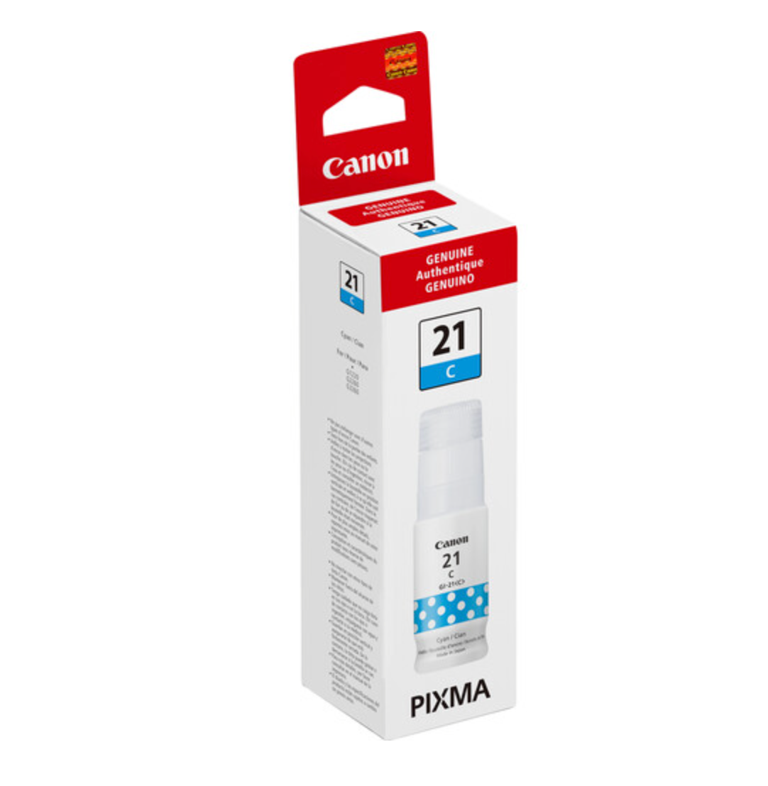 Canon GI-21 Cyan Ink Bottle (70mL)