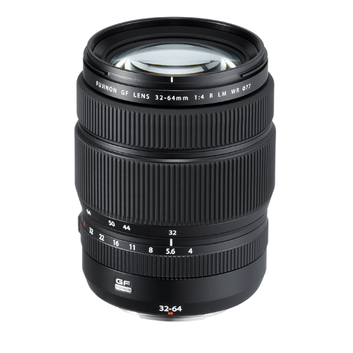 Shop FUJIFILM GF 32-64mm f 4.0 R LM WR GFX Lens by Fujifilm at Nelson Photo & Video