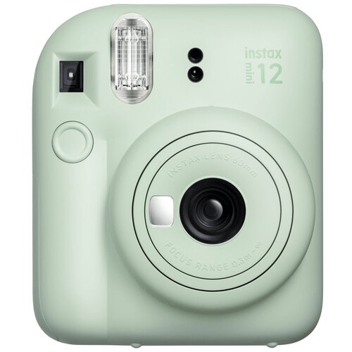 FUJIFILM INSTAX MINI 12 Instant Film Camera (Mint Green) - Nelson Photo & Video