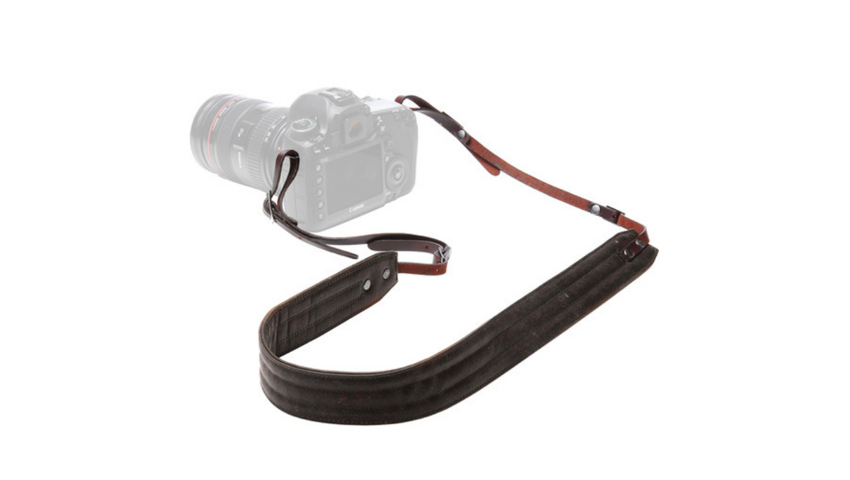 ONA Leather Presidio Camera Strap Dark Truffle