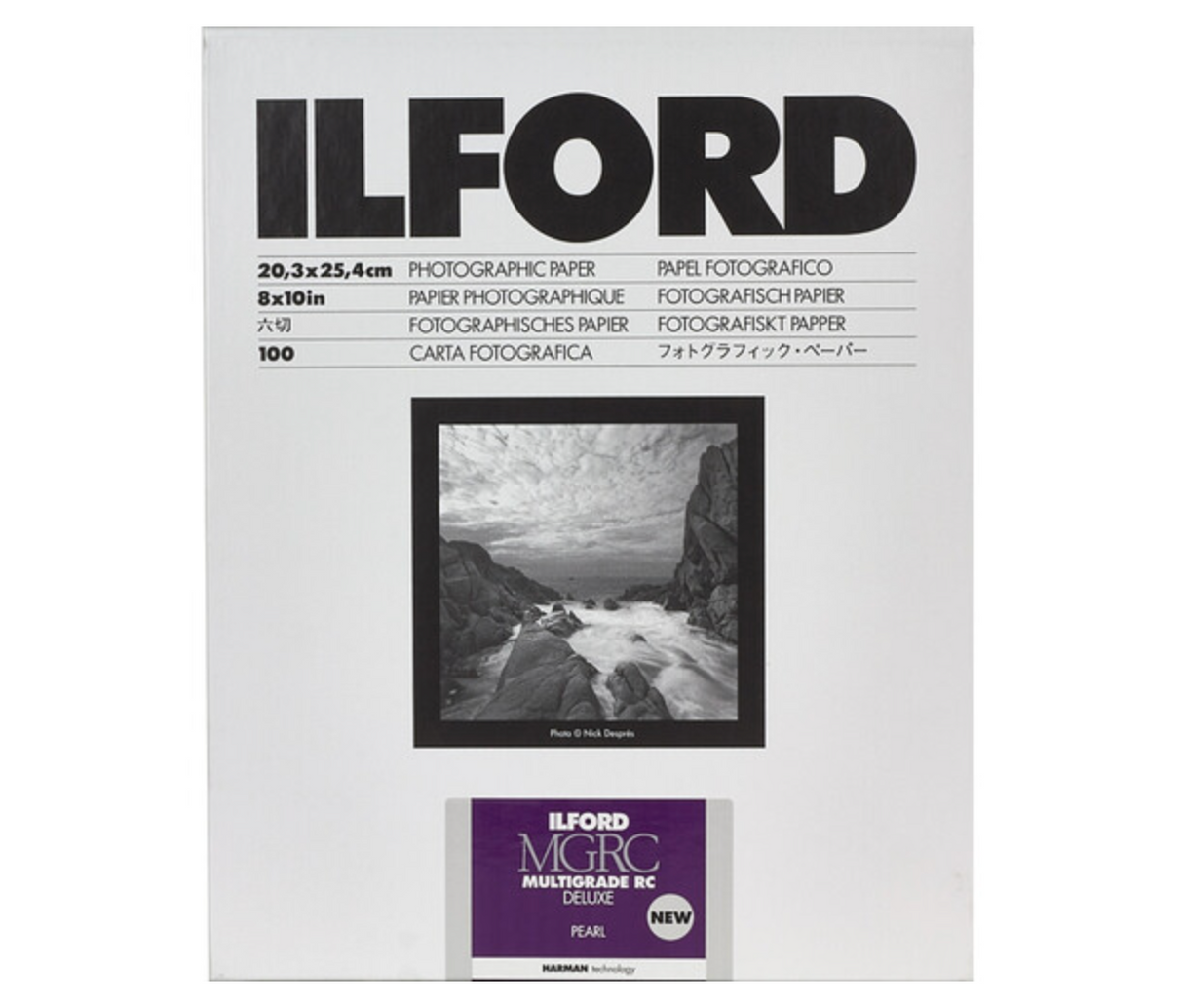Ilford MULTIGRADE RC Deluxe Paper (Pearl, 8 x 10", 100 Sheets)