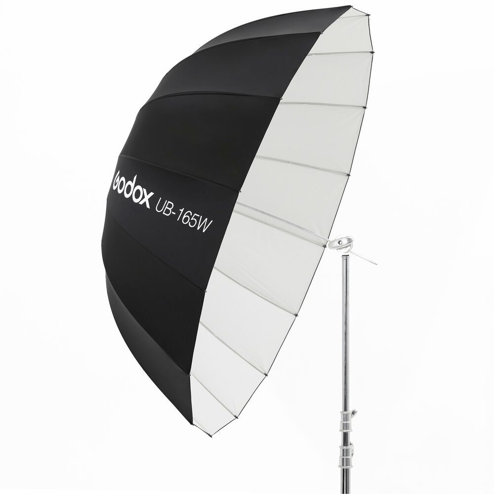 Shop GODOX 65" (165CM) WHITE PARABOLIC UMBRELLA by Godox at Nelson Photo & Video