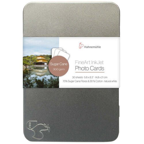 Hahnemuhle Sugar Cane FineArt InkJet Photo Cards (4x6”, 30 Sheets) - Nelson Photo & Video