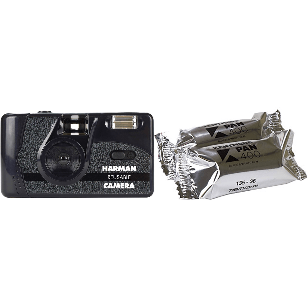 Shop HARMAN technology Reusable 35mm Film Camera with 2 Rolls of Film by Ilford at Nelson Photo & Video