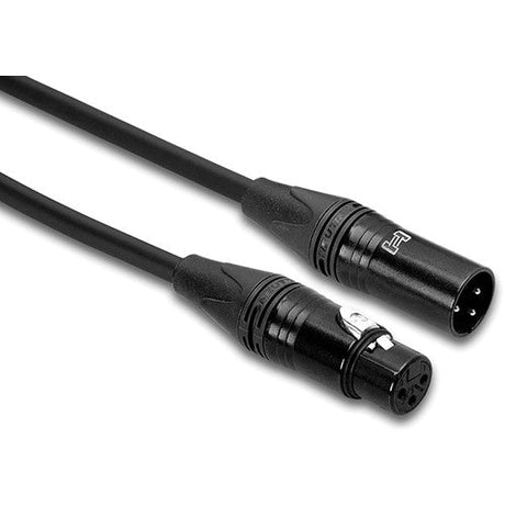 Hosa Technology 3-Pin XLR Male to 3-Pin XLR Female (20 Gauge) Ballanced Microphone Cable - 15’ - Nelson Photo & Video