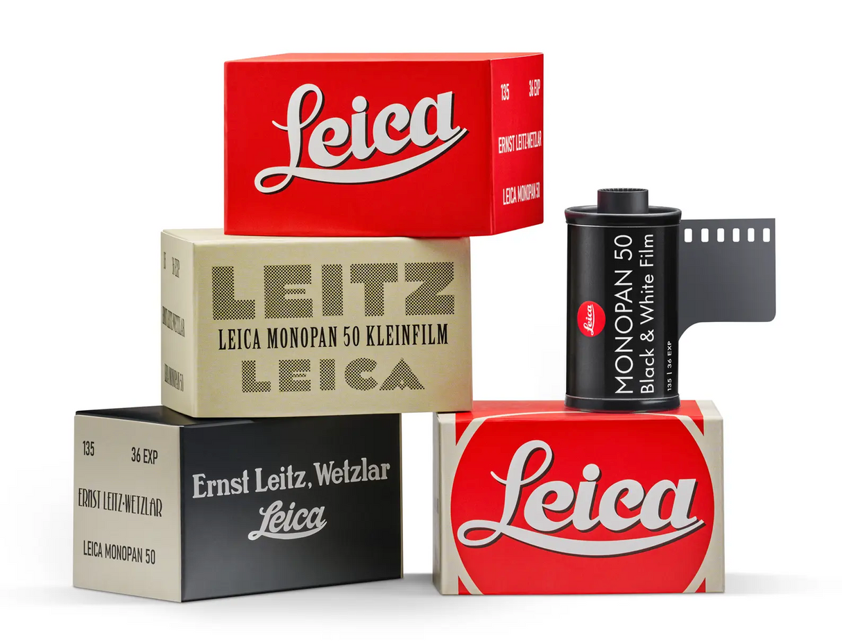 Leica MONOPAN 50 Black & White Negative - 35mm Film, 36 Exposures, Single Roll