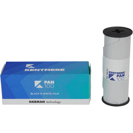 Shop Kentmere Pan 100 Black & White Negative Film (120 Roll Film) by Kentmere at Nelson Photo & Video