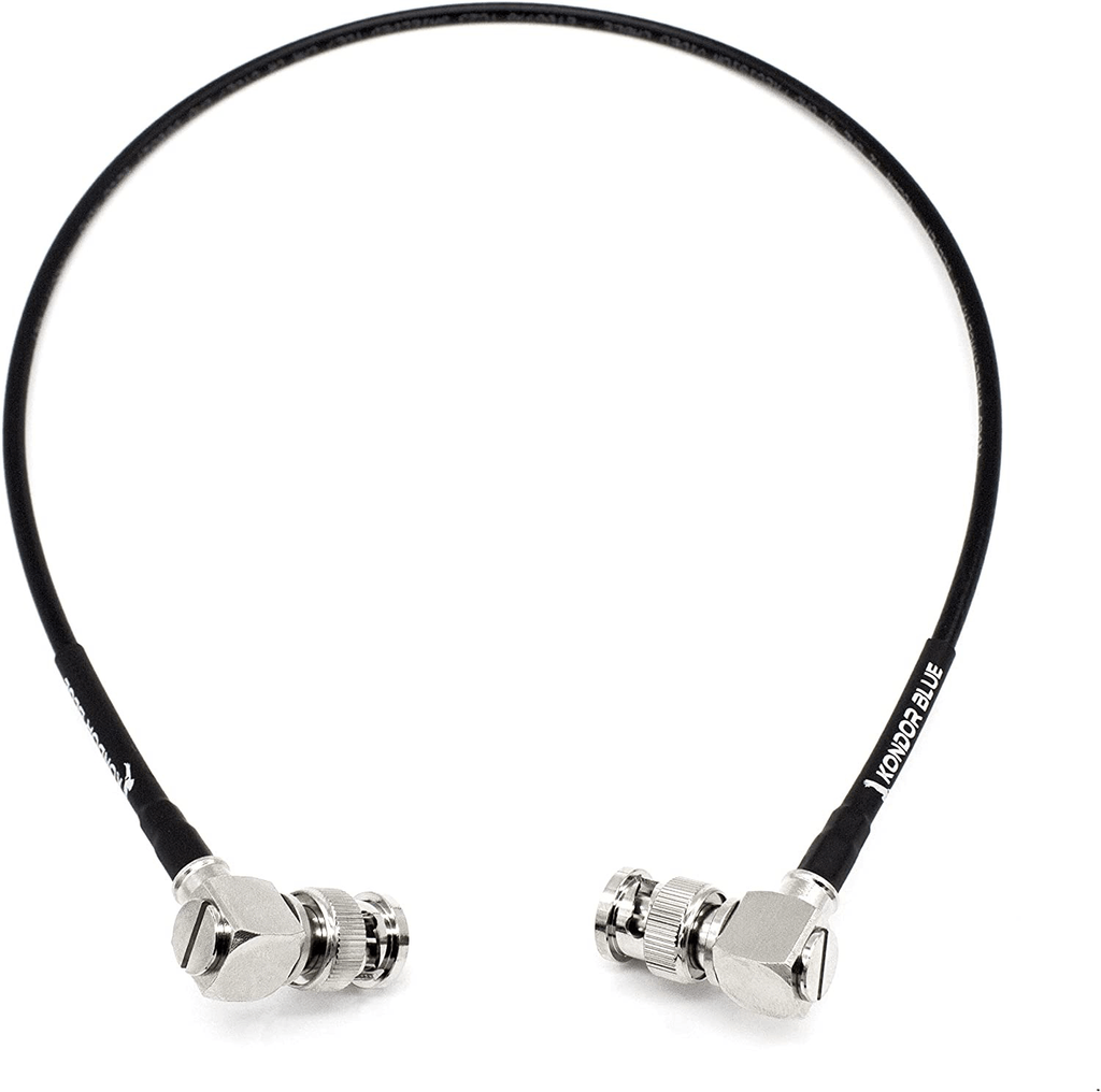 Shop Kondor Blue 12G-SDI Cable for 4K60 Camera Monitors and Transmitters (Straight, 22") by KONDOR BLUE at Nelson Photo & Video