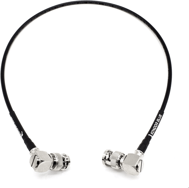 Shop Kondor Blue 12G-SDI Cable for 4K60 Camera Monitors and Transmitters (Straight, 22") by KONDOR BLUE at Nelson Photo & Video