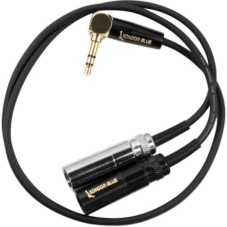 Shop Kondor Blue 3.5mm Stereo to Dual Mini-XLR Audio Splitter (Right Angle)
1 by KONDOR BLUE at Nelson Photo & Video