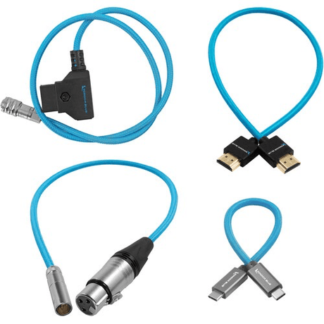 Shop Kondor Blue Cable Pack for Blackmagic Pocket Cinema Camera 6K & 4K (4-Pack) by KONDOR BLUE at Nelson Photo & Video