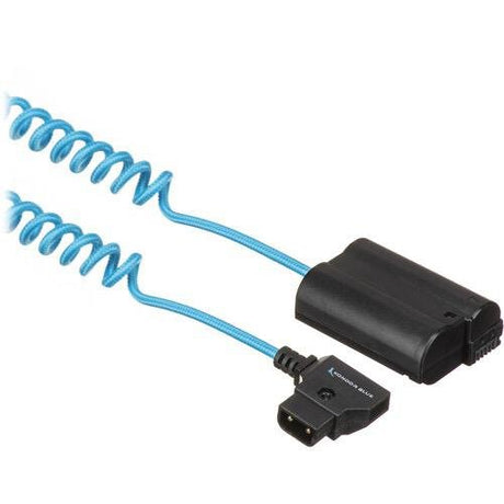 Kondor Blue D-Tap to Nikon EN-EL15 Coiled Dummy Battery Cable - Nelson Photo & Video