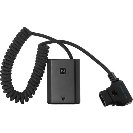 Shop Kondor Blue D-Tap to NP-FZ100 Dummy Battery Cable for Sony a7S III (Black) by KONDOR BLUE at Nelson Photo & Video