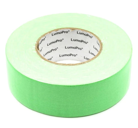 Lumopro Fluorescent Green 2” X 55yd Gaffer Tape - Nelson Photo & Video