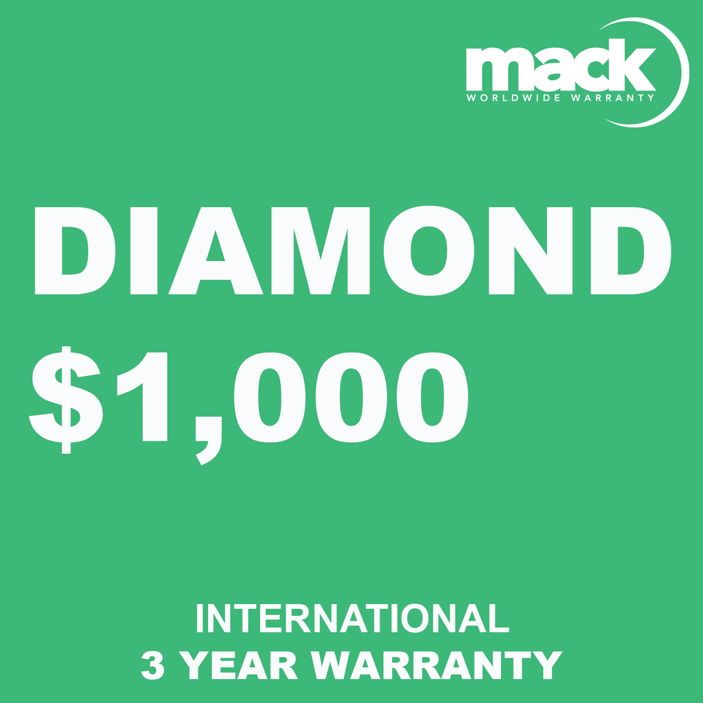 Shop MACK 3 Year Diamond Warranty - Under $1,000 (INTERNATIONAL) by Mack Worlwide Warranty at Nelson Photo & Video