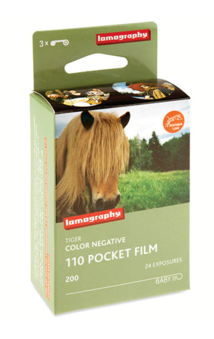 Lomography Tiger Color Negative Film (110 Cartridge, 24 Exposures, 3 Pack)