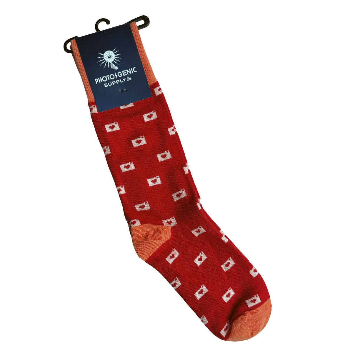 Photogenic Supply Co. PhotoLove Socks - Red - Nelson Photo & Video