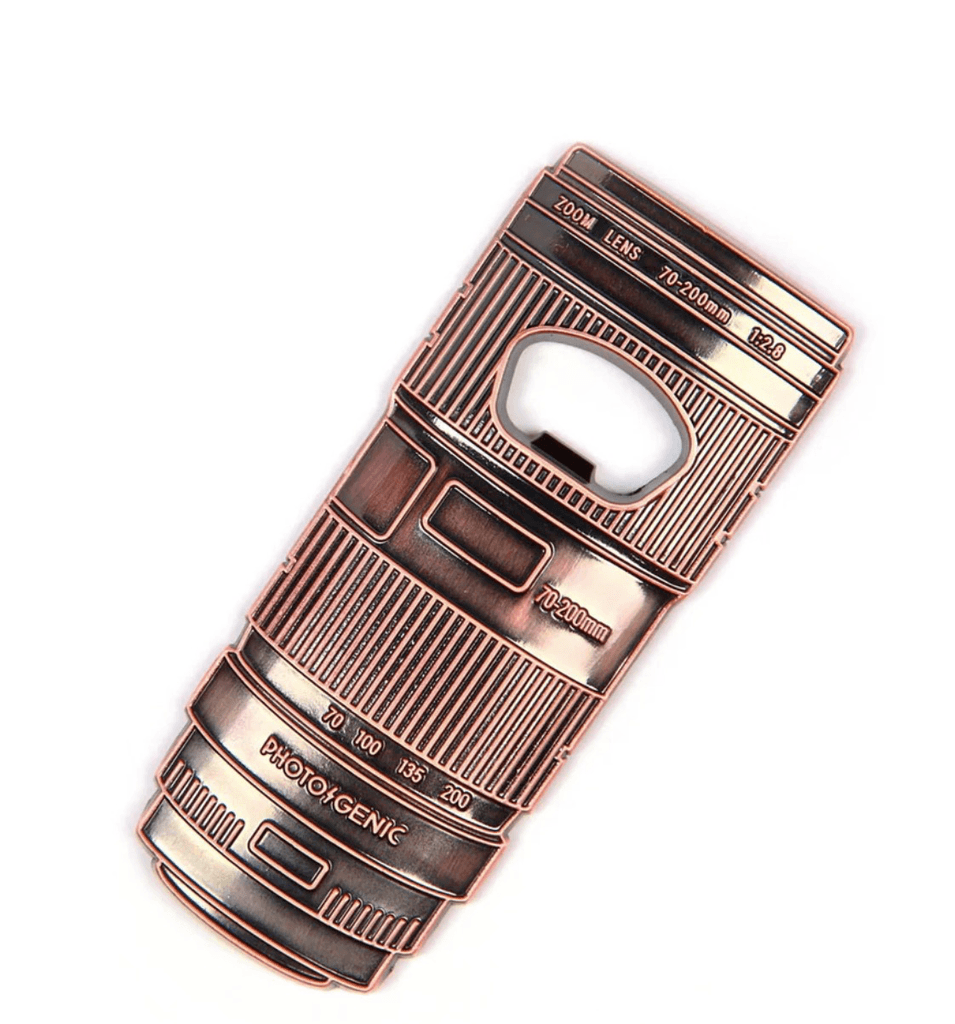 Photogenic Supply Co. Telephoto Bottle Opener (Copper) - Nelson Photo & Video