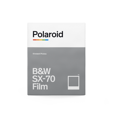 Shop Polaroid Originals Black and White Film for SX-70 - 8 Exp. - White Frame by Polaroid at Nelson Photo & Video