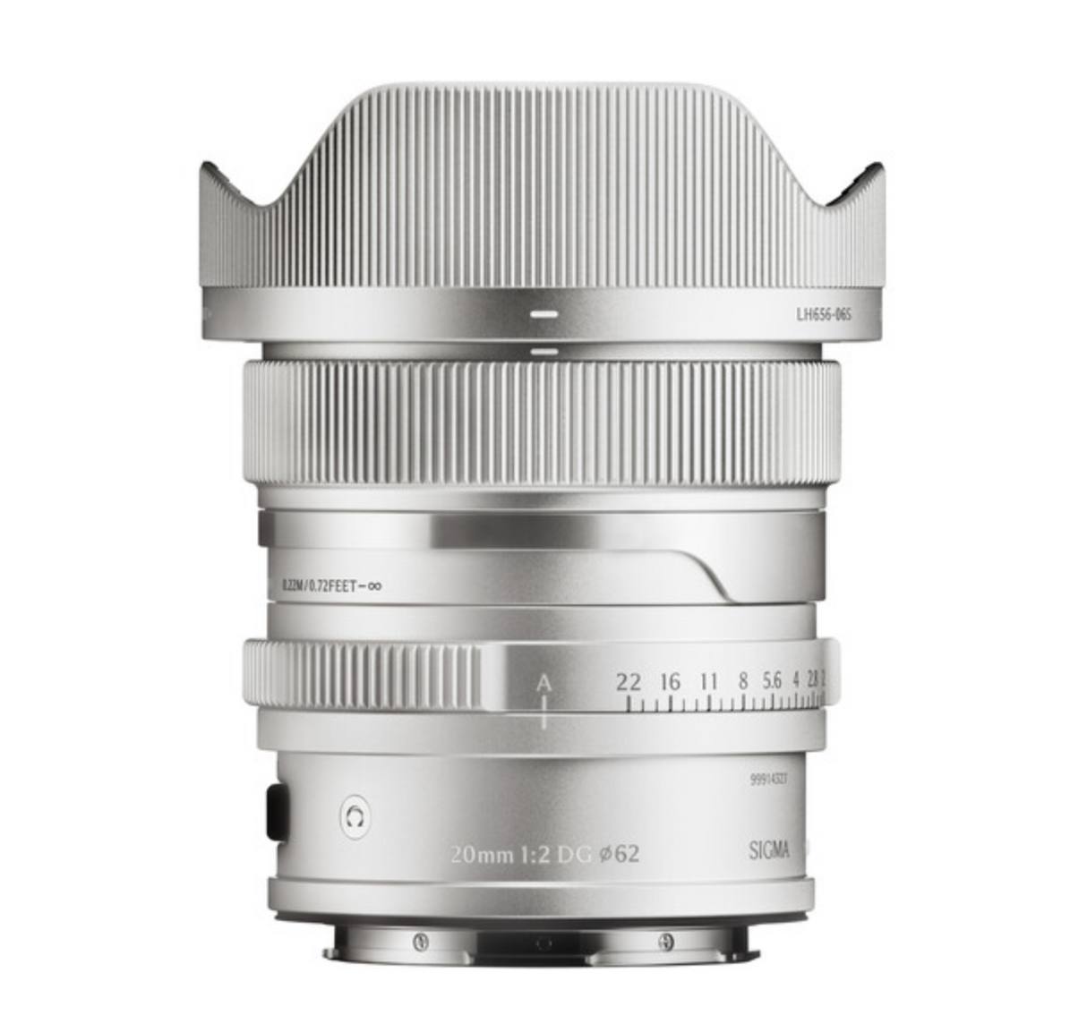 Sigma 20mm f/2 DG Contemporary Lens (L-Mount, Silver)