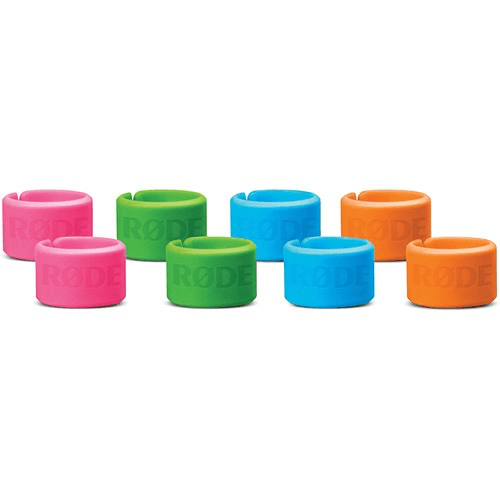 Shop Rode XLR-ID Color-Coordinated XLR Rings (Set of 8) by Rode at Nelson Photo & Video