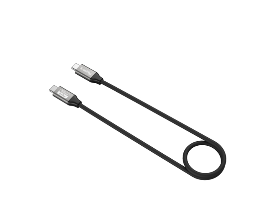 SmallRig USB-C Data Cable (Straight to Straight, 60cm / 23.6in) (40Gbps + 240W + 8K)