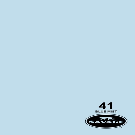 Shop Savage Widetone Seamless Background Paper (Blue Mist, 86” x 12yds) by Savage at Nelson Photo & Video