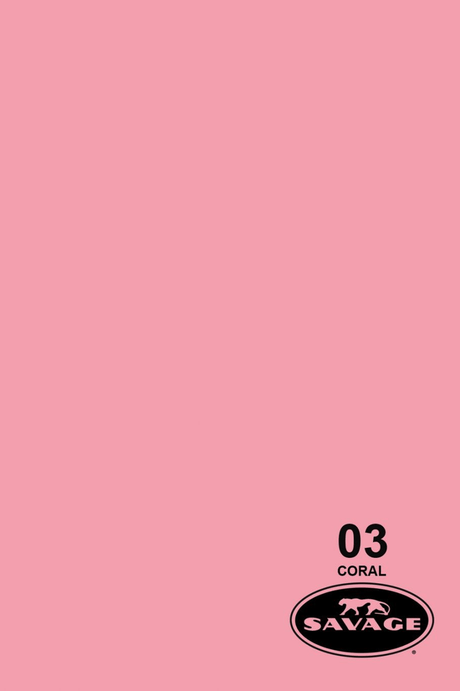 Shop Savage Widetone Seamless Background Paper (Coral   86” x 12yd) by Savage at Nelson Photo & Video