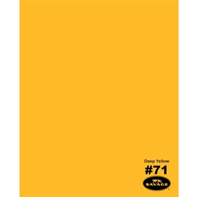 Shop Savage Widetone Seamless Background Paper (Deep Yellow, 86” x 12yds) by Savage at Nelson Photo & Video