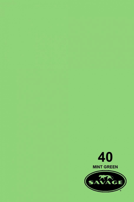 Shop Savage Widetone Seamless Background Paper (Mint Green 86” x 12yd) by Savage at Nelson Photo & Video