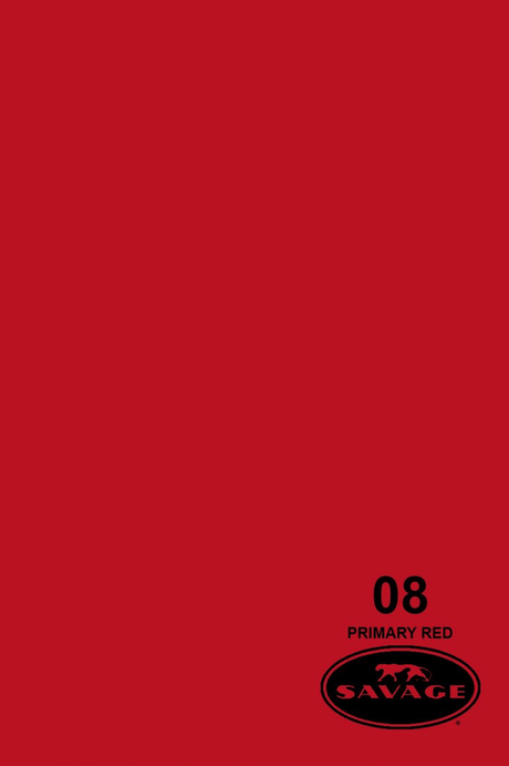 Shop Savage Widetone Seamless Background Paper (Primary Red, 86” x 12yd) by Savage at Nelson Photo & Video