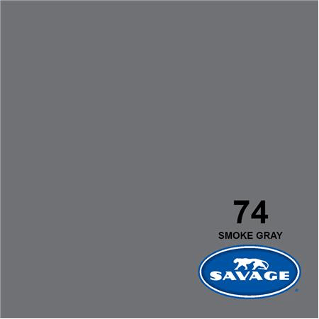 Shop Savage Widetone Seamless Background Paper (Smoke Gray, 107” x 36’) by Savage at Nelson Photo & Video
