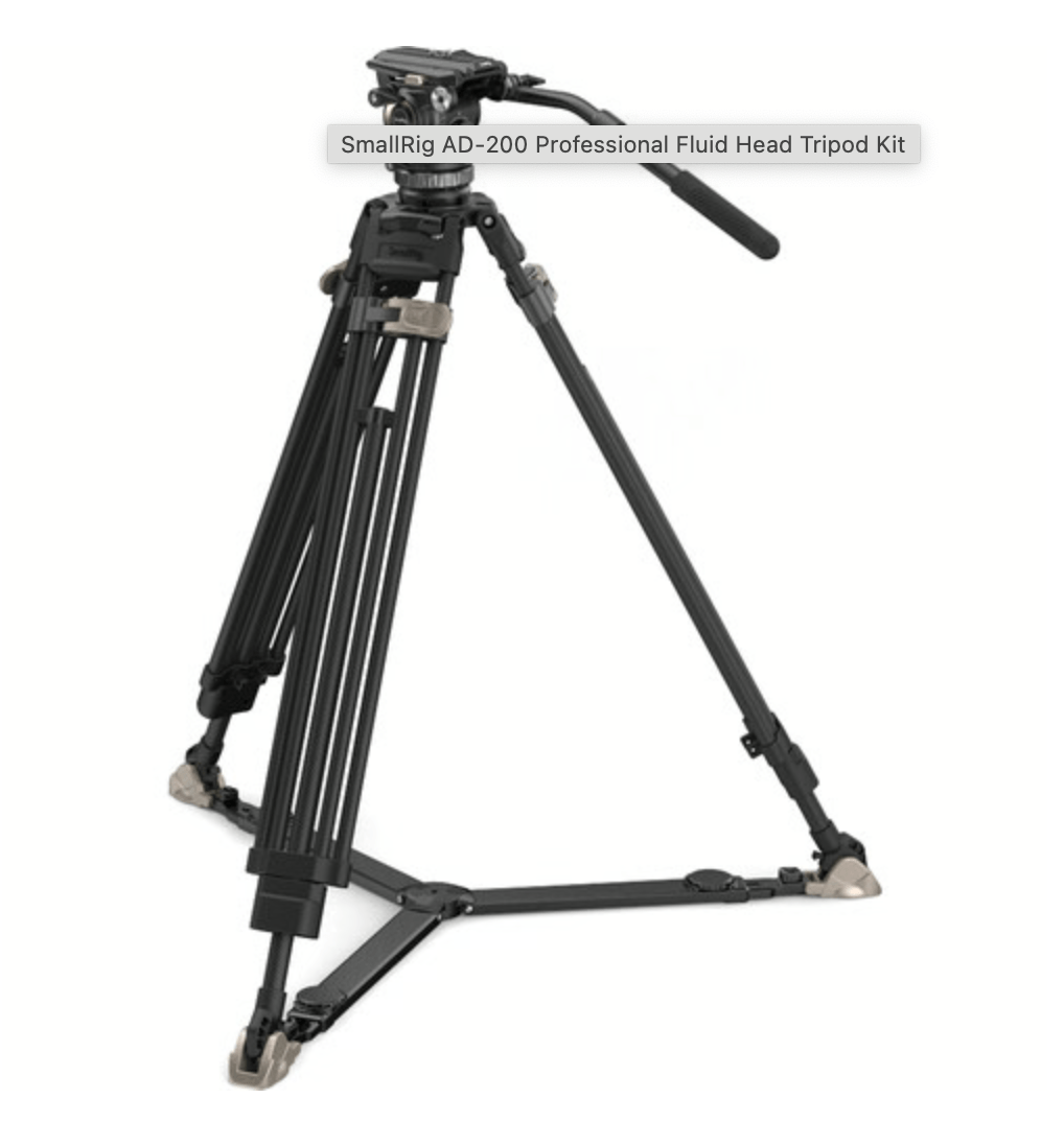 SmallRig Professional Tripod with PH8 Fluid Head - Nelson Photo & Video