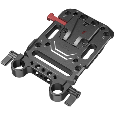 SmallRig V-Lock Battery Plate with 15mm LWS Rod Clamp - Nelson Photo & Video