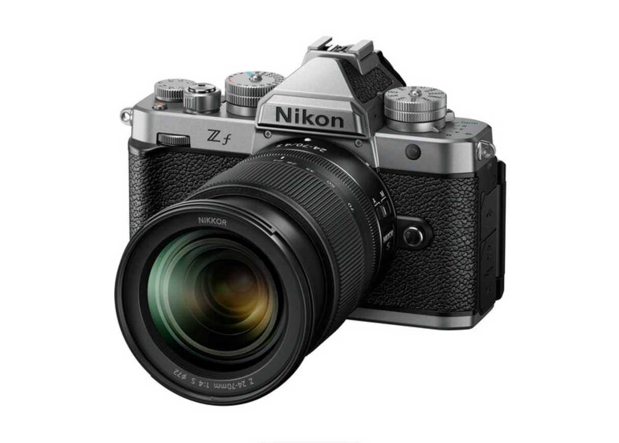 Nikon Zf Mirrorless Camera with 24-70mm f/4 Lens (Silver)