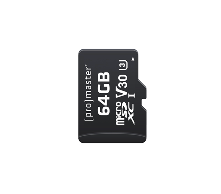 Promaster Micro SDXC 64GB Advanced UHS-I V30 Memory Card