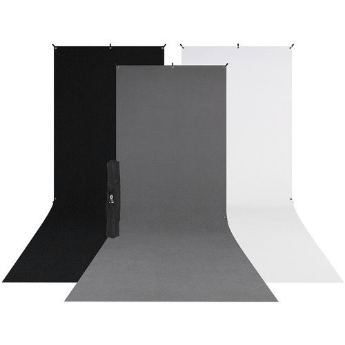 Shop Westcott X-Drop 3-Pack Sweep Backdrop Kit (5 x 12') by Westcott at Nelson Photo & Video