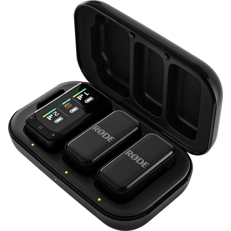 RODE Wireless Micro 2-Person Ultracompact Wireless Microphone Pro System for Cameras and Mobile Devices (2.4 GHz)