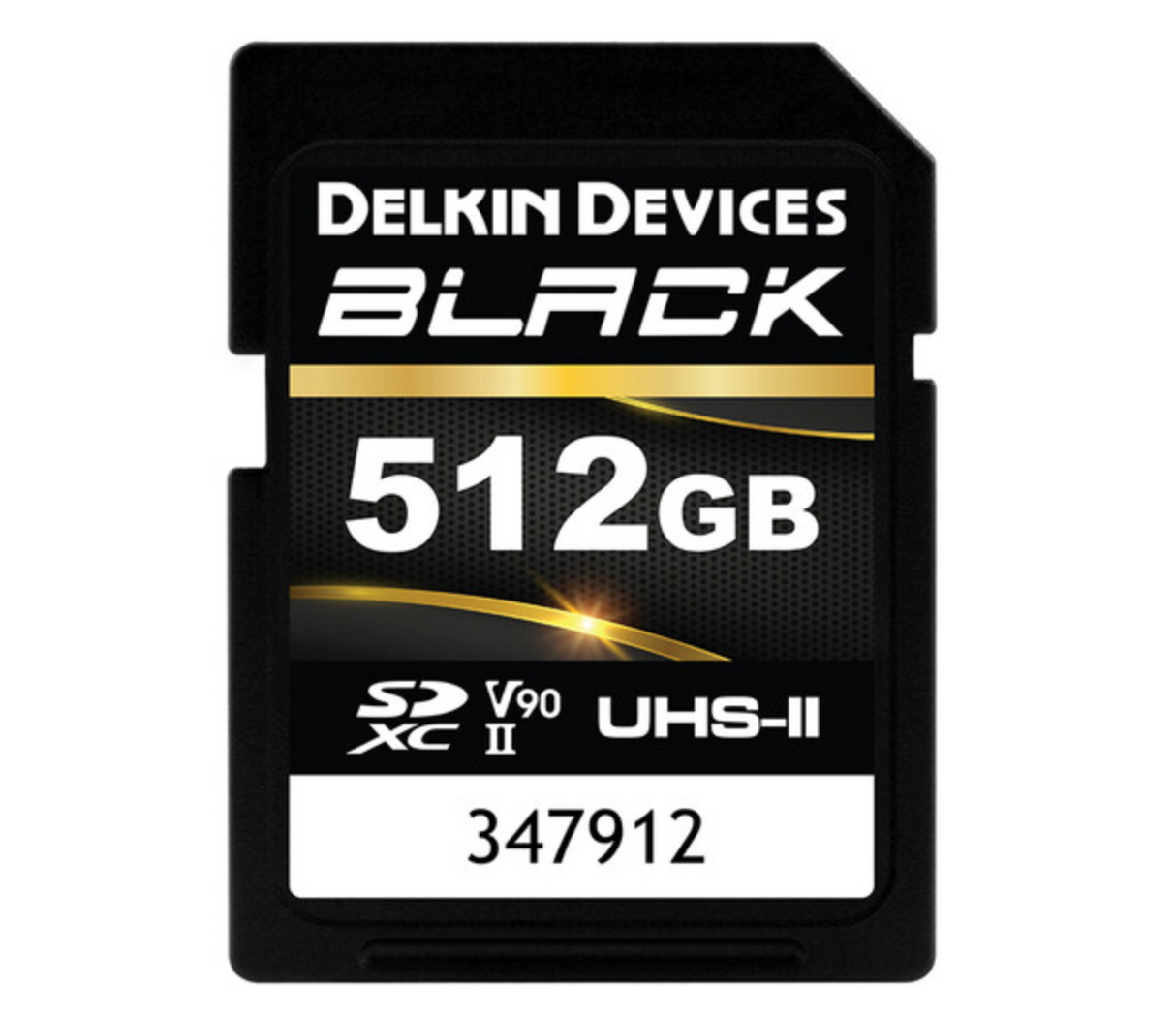 Delkin Devices 512GB BLACK UHS-II SDXC Memory Card