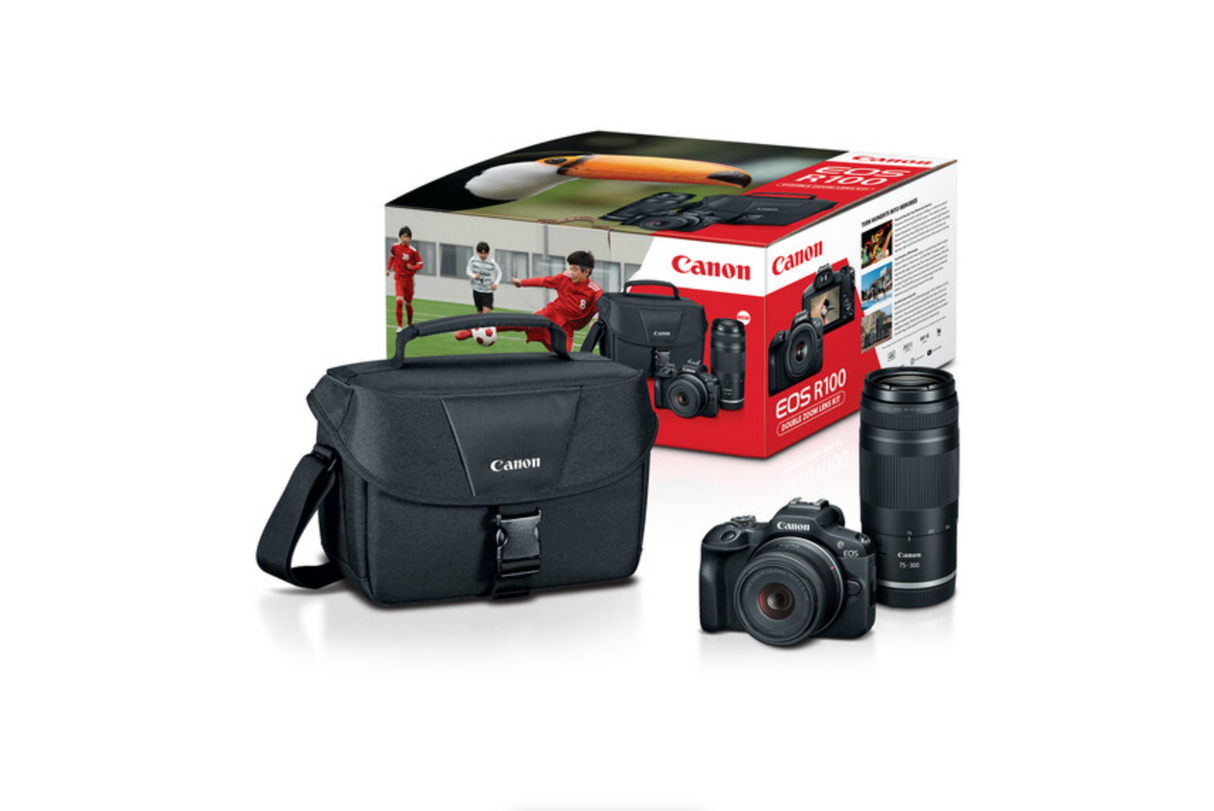 Canon EOS R100 DOUBLE LENS ZOOM KIT