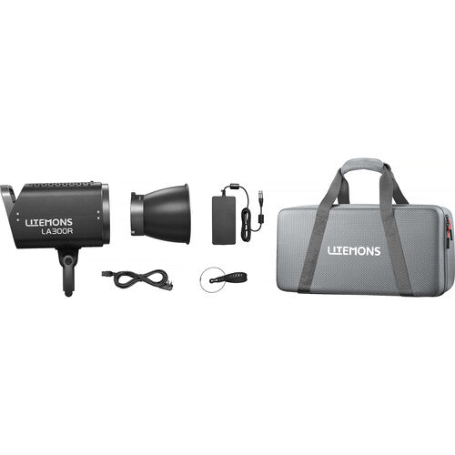 Godox Litemons LA300R RGB LED Monolight (Black, Travel Kit)