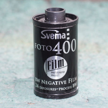 Film Photography Project Svema Foto Black & White Film - ISO 400 (35mm) (24 Exposures) (1 Roll)