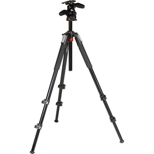 Manfrotto MK055XPRO3-3W Aluminum Tripod with 3-Way Pan/Tilt Head