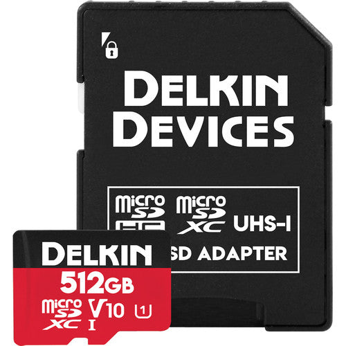 Delkin Devices 512GB SELECT UHS-I microSDXC Memory Card