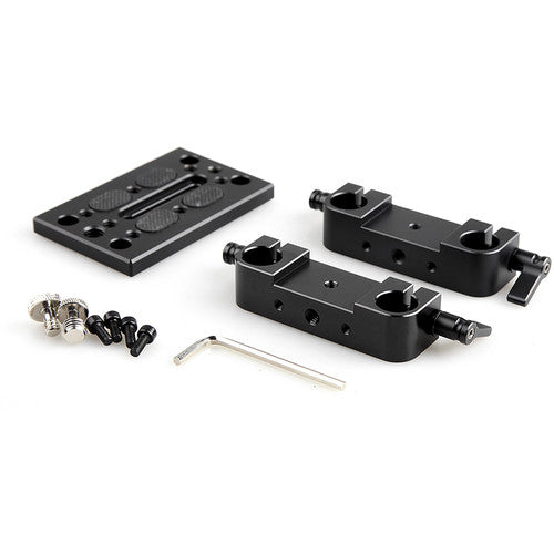 SmallRig Mounting Plate with 15mm Rod Clamps