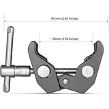 SmallRig Super Clamp with 1/4" and 3/8" Thread (2pcs Pack)