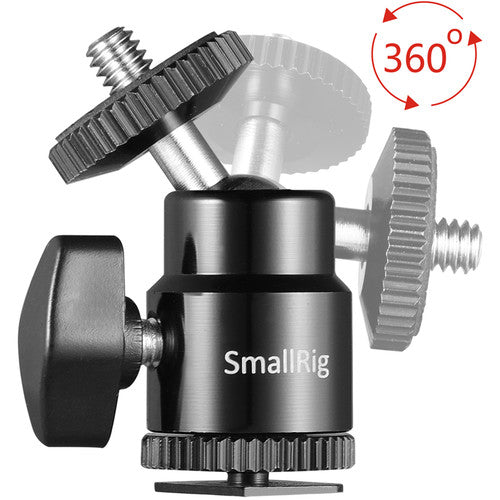 SmallRig 1/4" Camera Hot shoe Mount with Additional 1/4" Screw (2pcs Pack)2059